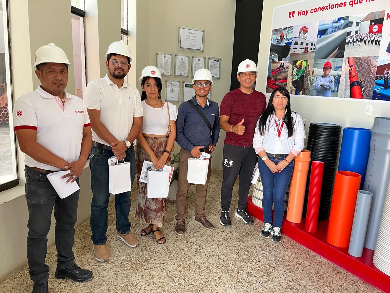 Trabajo en terreno con equipo